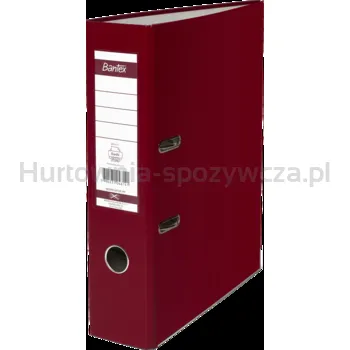Bantex Segregator dźwigniowy 80mm bordowy