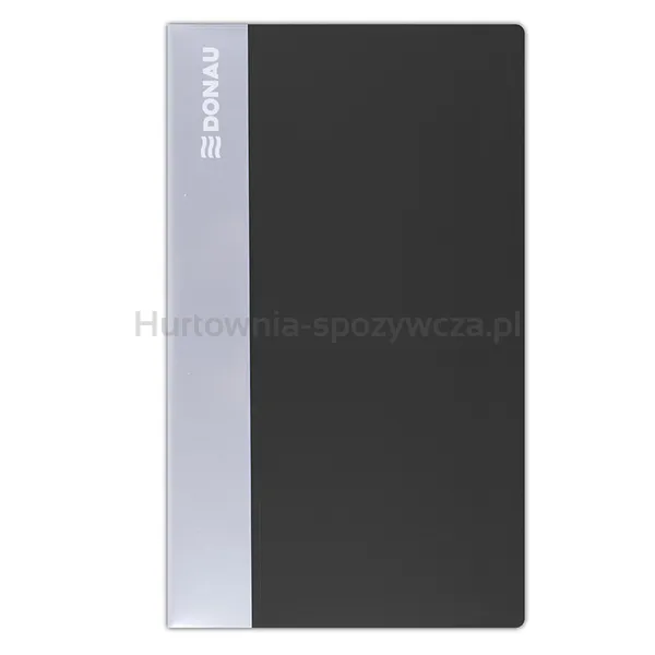 Wizytownik DONAU, PP, na 240 wizytówek, czarny