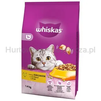 Whiskas 1+ Sucha Karma Z Kurczakiem 1,4 Kg