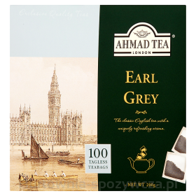 Earl Grey Ahmad Tea 100Tbx2G