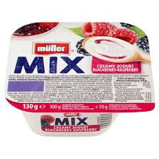 Muller Jogurt Mix Blackberry Raspberry 130g