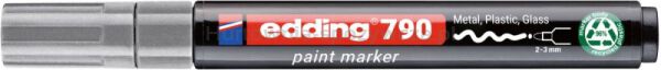 Marker olejowy e-790 EDDING, PCR, srebrny - 2