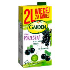Garden Napój Czarna Porzeczka 2 L