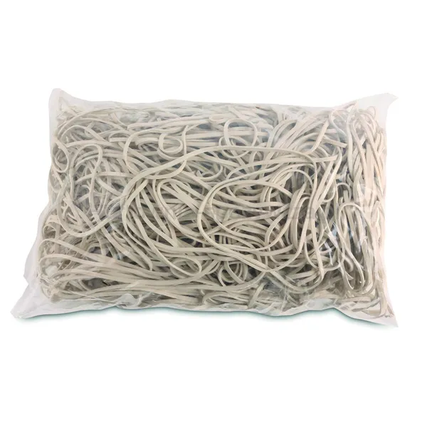 Gumki Recepturki Office Products, Średnica 140Mm, 1,5X4Mm, 60% Kauczuku, 1000G, Zgrzewka, Białe