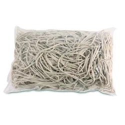 Gumki recepturki OFFICE PRODUCTS, średnica 140mm, 1,5x4mm, 60% kauczuku, 1000g, zgrzewka, białe