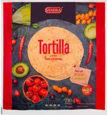 Sandra Tortilla Pszenna O Smaku Pomidorowym 25Cm (4Szt) 240G