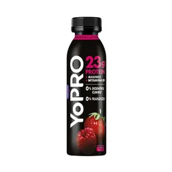 YoPRO Jogurt pitny o smaku truskawka-malina 270g