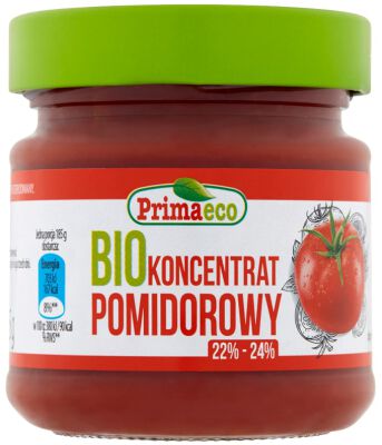 Koncentrat Pomidorowy 22 % - 24 % Bio 185 G - Primavika (Primaeco) [BIO]