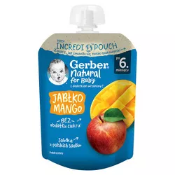 Gerber Deserek w tubce jabłko mango po 6 miesiącu 80g