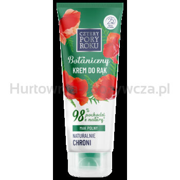 Krem do rąk Cztery Pory Roku Botaniczny Mak Polny 100ml