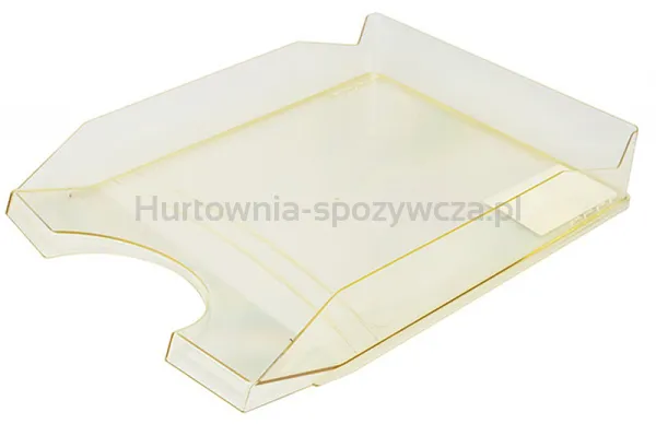 Szufladka Na Biurko Office Products, Polistyren/Pp, A4, Transparentna Żółta