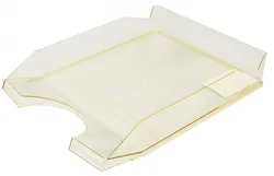 Szufladka Na Biurko Office Products, Polistyren/Pp, A4, Transparentna Żółta