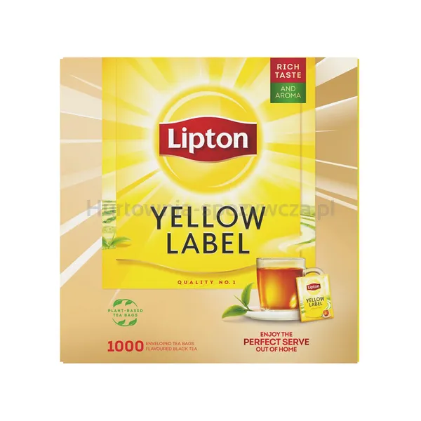 Lipton Herbata Yellow Label 1000 Kopert X 1.8G