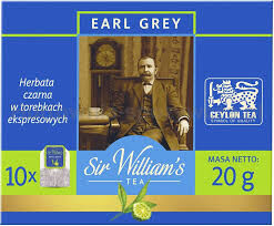 Sir William's Herbata Tea Earl Grey 10 szt.