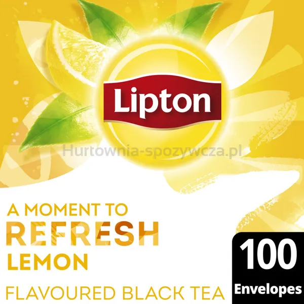 Lipton Herbata Feel Good Selection, Refresh, Cytryna, 100 Kopert