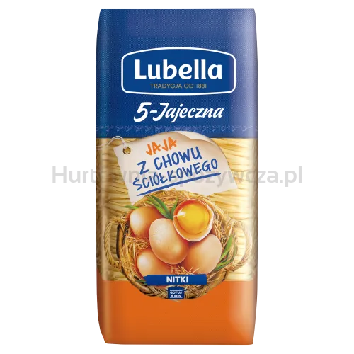 Lubella Makaron Jajeczna 5 Jaj Nitki 250 G
