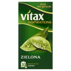 Herbata Vitax Inspiracje Zielona 20 Torebek X 1,5G