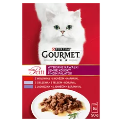 Gourmet Karma Dla Kota Mon Petit Mix Mięsny (6X50G)