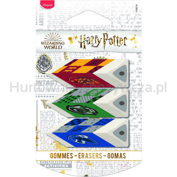 Gumka Maped Harry Potter Pyramide 3 szt