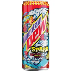 Mountain Dew Spark Napój gazowany o smaku cytrynowo-malinowym 330 ml