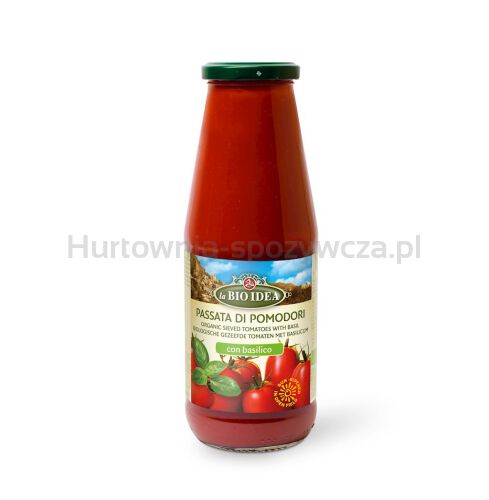 Sos Pomidorowy Passata Z Bazylią Bio 680 G - La Bio Idea [BIO]