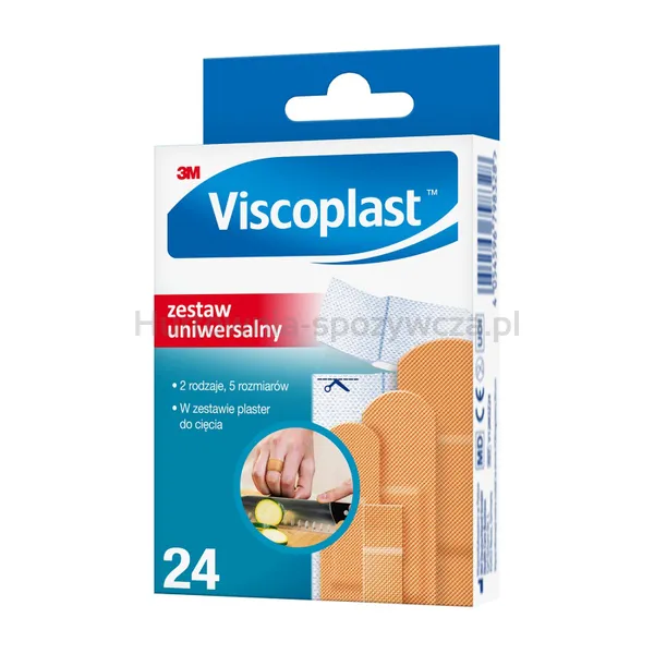 Viscoplast Zestaw plastrów 24szt.