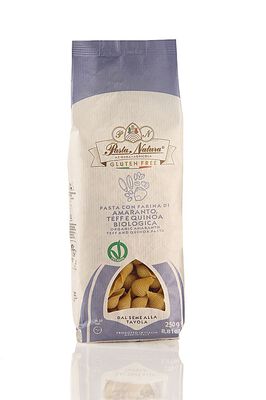 Pasta Natura Makaron (Kukurydziano - Ryżowy Z Amarantusem, Teff I Quinoa) Conchiglie Bezglutenowy Bio 250 G - Pasta Natura [BIO]