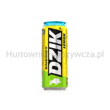 Dzik Energy Lemon 500 ml - Napój Energetyzujący