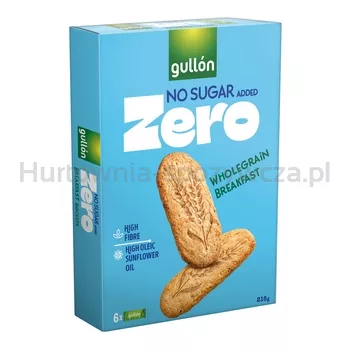 GULLÓN Ciastka ze zbóż pełnoziarniste bez dodatku cukrów 216g