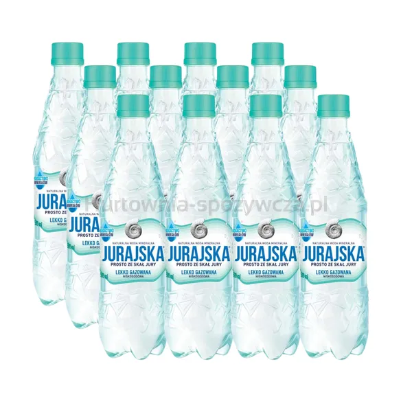 Woda Jurajska Mineralna lekko gazowana 500 ml