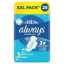 Always Podpaski Ultra Super Extra Ze Skrzydełkami 28 Szt.