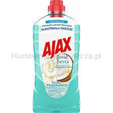 Ajax Płyn Uniwersalny Dual Fragrance Gardenia i Kokos 1 L