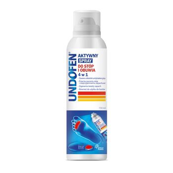 UNDOFEN aktywny spray do stóp i butów 4w1 150ml