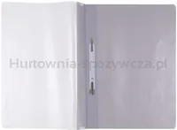Skoroszyt OFFICE PRODUCTS, PP, A4, miękki, 100/170mikr., wpinany, szary - 2