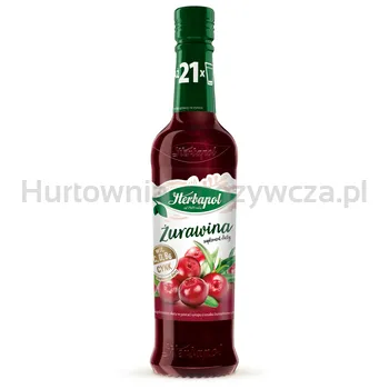 Herbapol Syrop Owocowy Żurawina Z Wit. C, D, B6 I Cynkiem 420 Ml