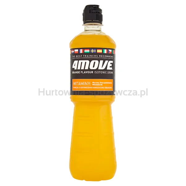 4Move Isotonic Drink Orange Flavour 0,75 L
