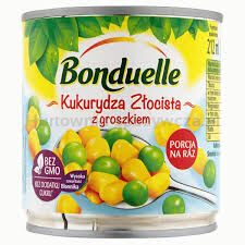 Bonduelle Kukurydza Złocista Z Groszkiem 212Ml