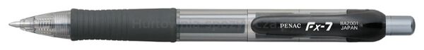 Penac Długopis automatyczny żelowy FX7 0,7mm, czarny 