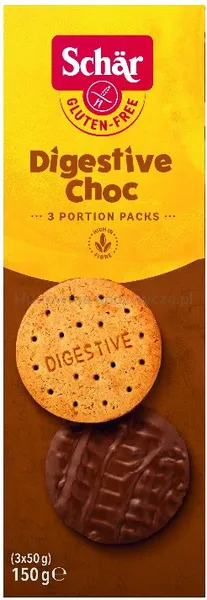 Digestive Choc- Ciastka W Czekoladzie Bezgl. 150 G
