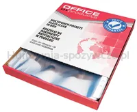 Koszulki na dokumenty OFFICE PRODUCTS, PP, A4, krystal, 55mikr., 100szt., w pudełku - 3
