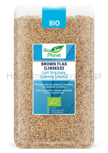 Len Brązowy (Siemię Lniane) Bio 1 Kg - Bio Planet [BIO]