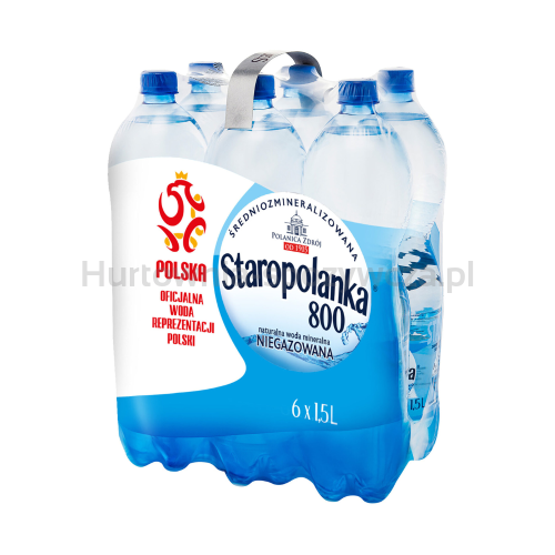 Woda Staropolanka 800 Niegazowana 1,5 L x 6 szt.