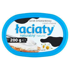 Łaciaty Serek Śmietankowy Naturalny 200G