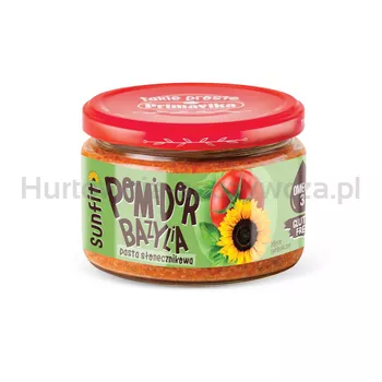 Primavika Pasta słonecznikowa z pomidorami i bazylią 180 g