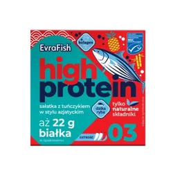Evrafish Proteinowa sałatka z tuńczykiem w stylu azjatyckim 160g