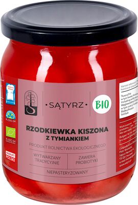 Sątyrz Rzodkiewka Kiszona Z Tymiankiem Bio 500 G (250 G) [BIO]