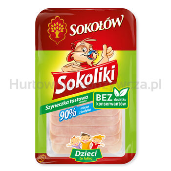 Sokoliki Szyneczka Tostowa Z Indyka Plastry 100G