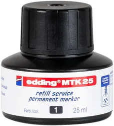 Edding Tusz Do Uzupełniania Markerów Permanentnych E-Mtk 25 Czarny 