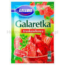 Gellwe Galaretka smak truskawkowy 72g