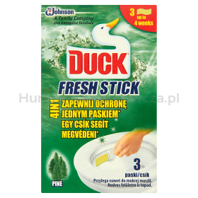 Duck Paski Do Toalet Fresh Żelowe O Zapachu Leśnym 3X 9G